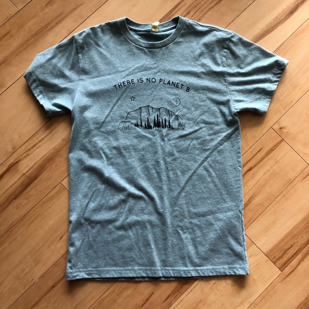 Wholesome Culture There Is No Planet B Light Blue Short Sleeve T-Shirt